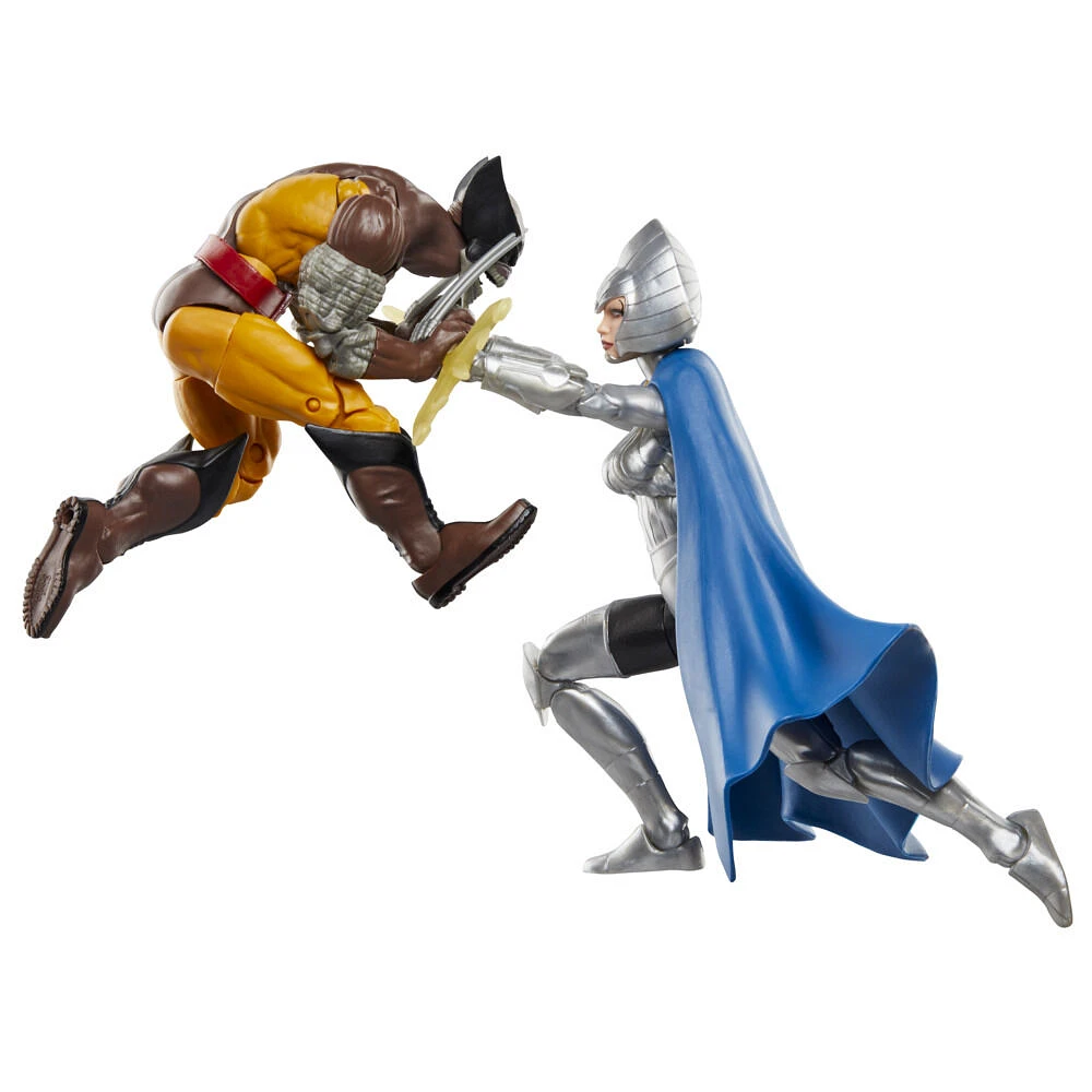 Marvel Legends Series Wolverine and Lilandra Neramani Action Figures