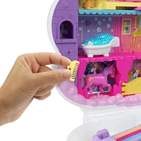 Polly Pocket Rainbow Unicorn Salon Playset