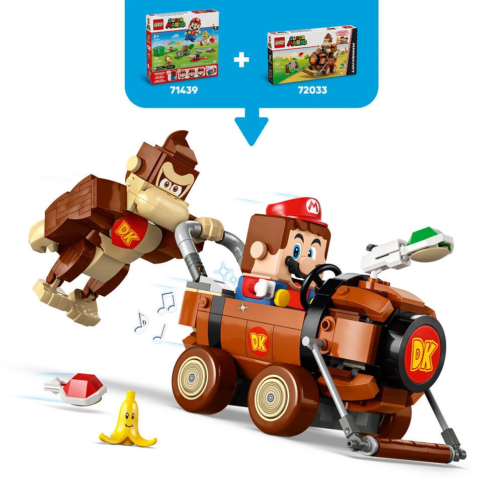 LEGO Super Mario: Mario Kart Donkey Kong & DK Jumbo - Collectible Toy - Nintendo Gift Idea - 72033