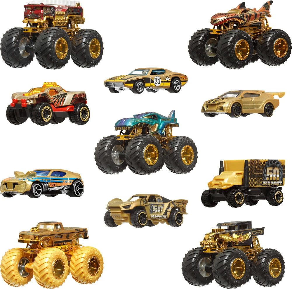 Hot Wheels Monster Trucks Trophy Champions Collection