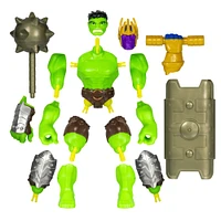 MixMashers Marvel Hulk Custom Avengers Deluxe Mix-And-Match Action Figure & Accessories