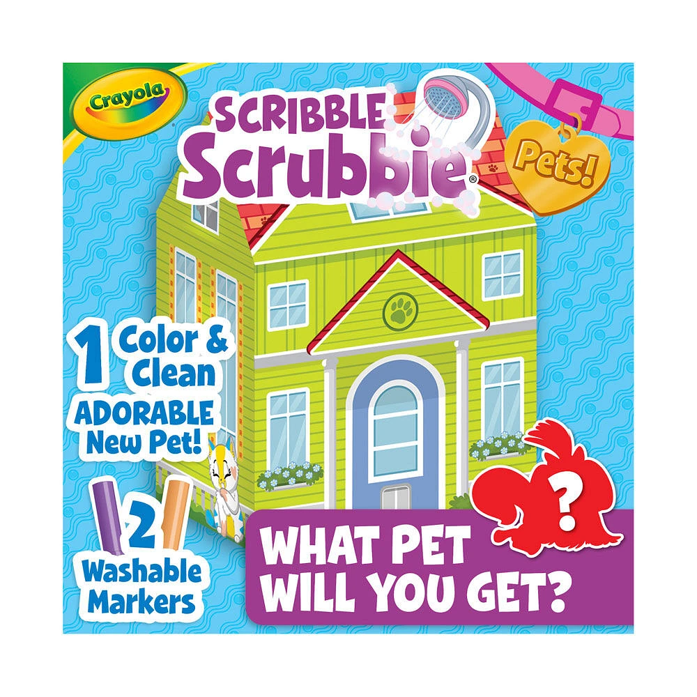 Crayola Scribble Scrubbie Mystery Pet Playhouse