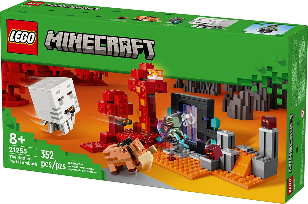 LEGO Minecraft L'embuscade au portail du Nether 21255