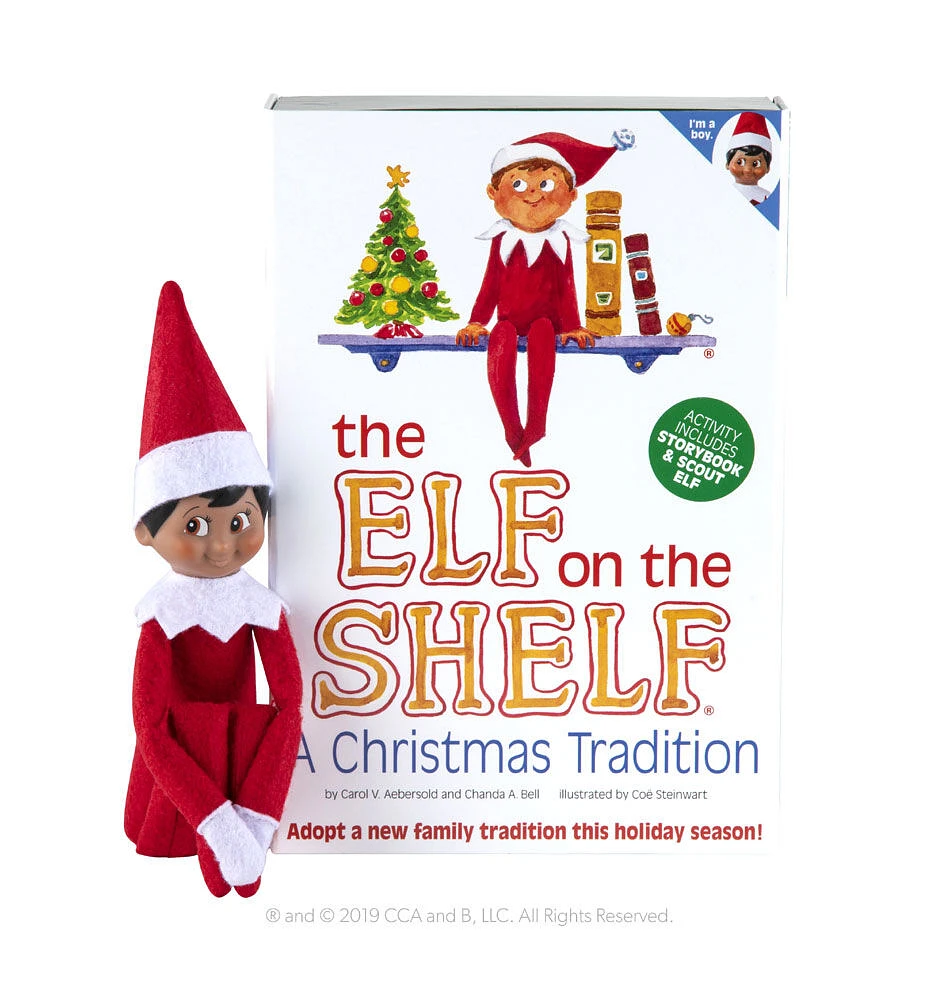 Elf On The Shelf -  Une tradition de Noël - garçon foncé