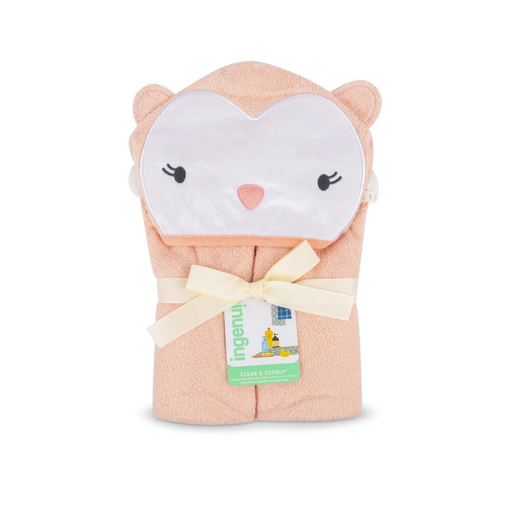 Ingenuity Clean & Cuddly Hooded Character Towel - Edi