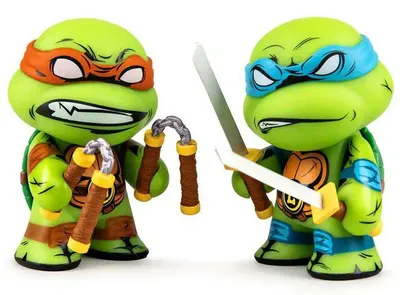 Teenage Mutant Ninja Turtles - Leonardo and Michelangelo 2Pack - English Edition