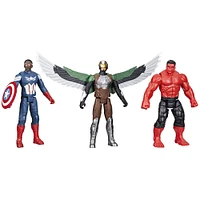 Marvel Avengers Captain America: Brave New World Titan Hero Series 12 Inch (30 CM) Action Figure & Accessories Multipack