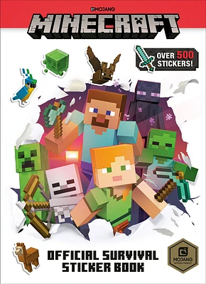 Minecraft Official Survival Sticker Book (Minecraft) - Édition anglaise
