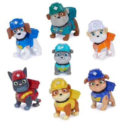 Rubble & Crew, Toy Figures Gift Pack, with 7 Collectible Action Figures