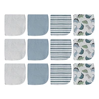Blue 12 Pack Washcloths