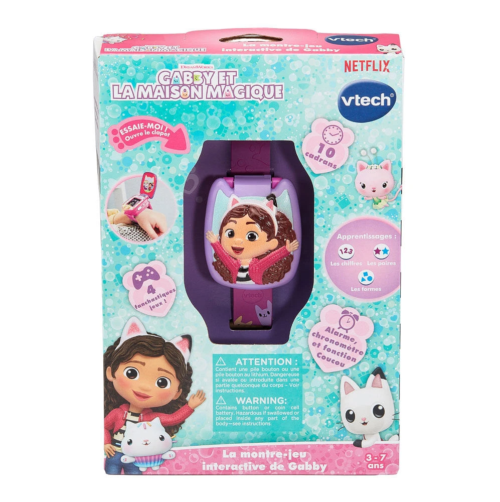 VTech Gabby et la maison magique Montre-jeu interactive de Gabby - Édition française