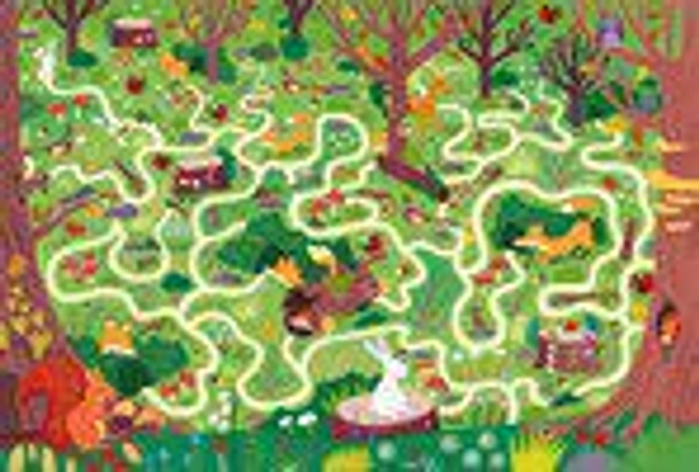 Usborne Book and Jigsaw: Forest Maze - Édition anglaise