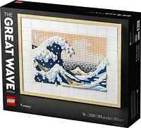 LEGO Art Hokusai - The Great Wave 31208 Building Kit; Japanese Wall Decor or Hobby Gift for Art Lovers and Adults (1,810 Pieces)