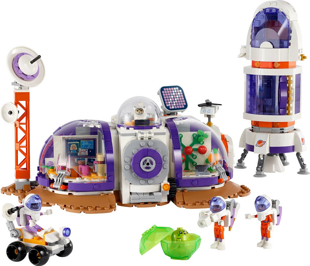 LEGO Friends La base spatiale et la fusée pour Mars; kit de construction pour aventuriers 42605