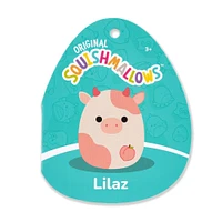 Peluche Squishmallows 7.5" - Lilaz la vache à la pêche