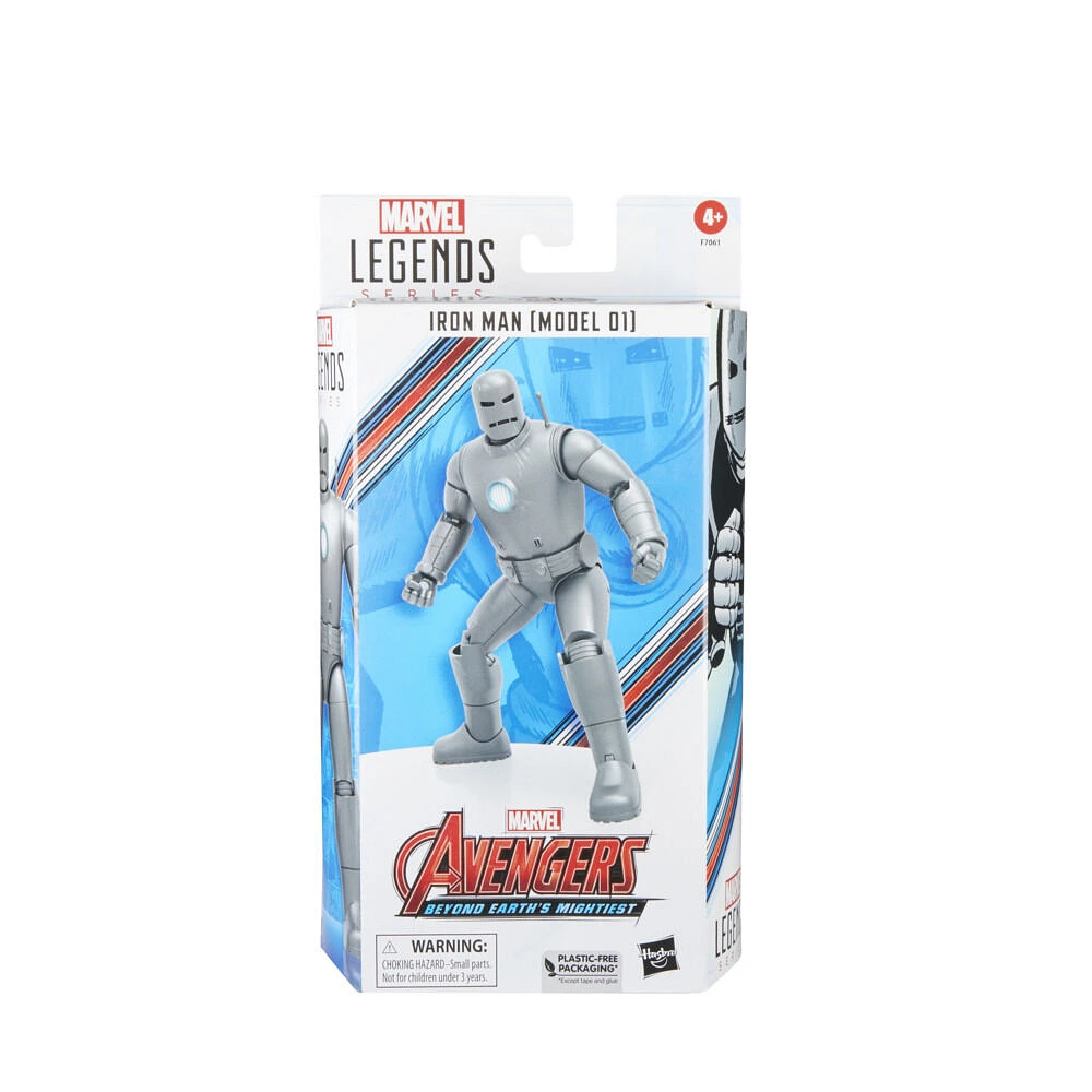 Hasbro Marvel Legends Series Iron Man (Model 01) Avengers 60th Anniversary Collectible 6 Inch Action Figure