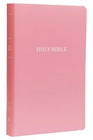 KJV Holy Bible Gift and Award Pink Leather Look Red Letter Comfort Print King James Version - English Edition