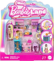 Barbie Mini BarbieLand Collectible Playsets with 1.5-Inch Doll and Interactive Play Areas for Storytelling Fun