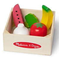 Melissa and Doug - Groupes d'aliments en bois Ensemble de jeu - Produce