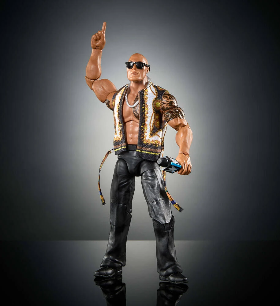 WWE-Élite The Rock-Figurine articulée 15cm Series115
