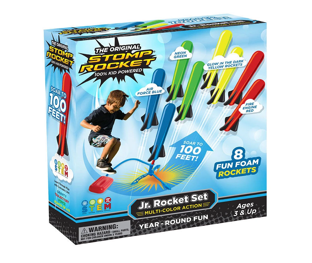 Stomp Rocket Junior 8 Rockets