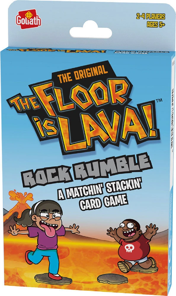 The Floor is Lava Rock Rumble Card Game - English Edition