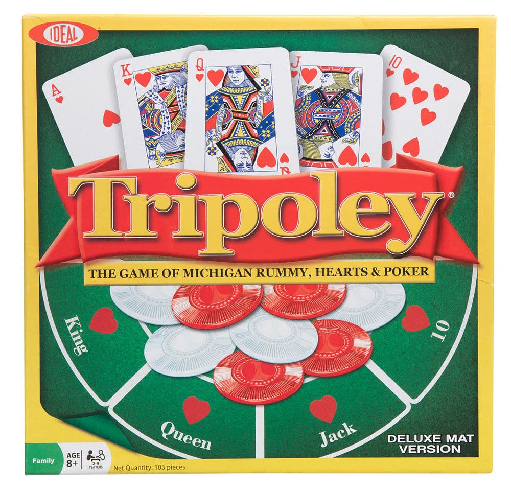 Tripoley Deluxe Mat Edition Card Game - English Edition