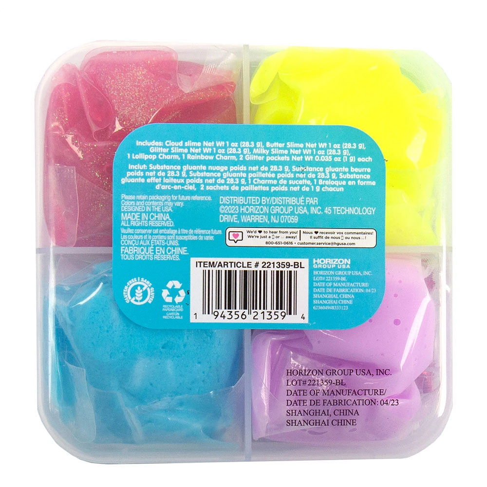 Slimygloop Mixems   4pk Rainbow