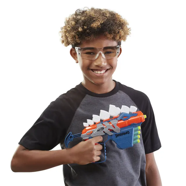 NERF Roblox MM2: Shark Seeker Dart Blaster, Shark-Fin Priming, 3 Mega