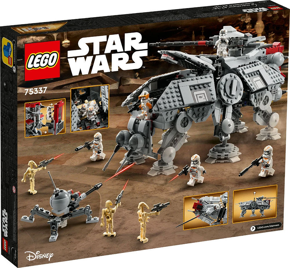 LEGO Star Wars AT-TE Walker 75337 Building Kit (1,082 Pieces)