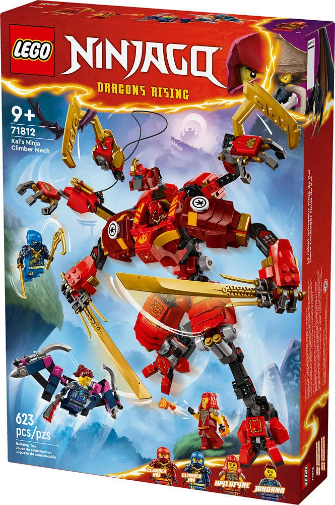 Ensemble de jouet LEGO NINJAGO Le robot grimpeur ninja de Kai 71812