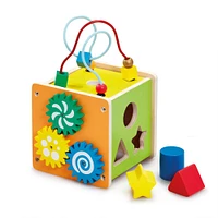 Early Learning Centre Mini Wooden Activity Cube - R Exclusive