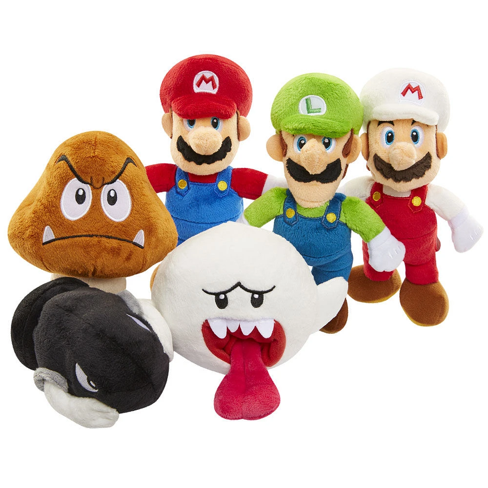 M2-World of Nintendo Mario Bros U Plush - Mario