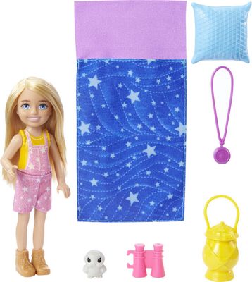 ​Barbie It Takes Two Camping Playset with Chelsea Doll (6 in, Blonde), Pet Owl