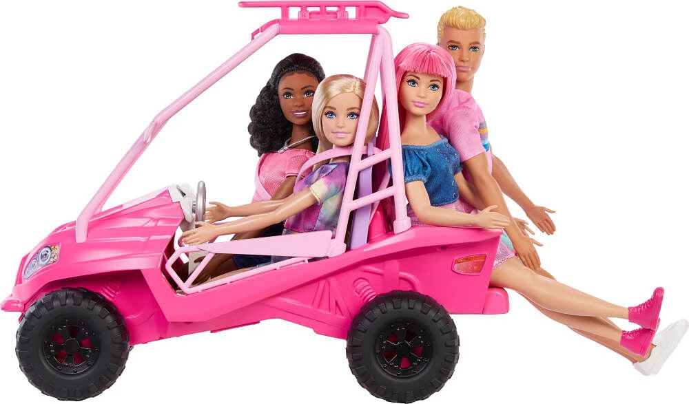 Barbie Mysteries: Beach Detectives Ultimate Beach Buggy Vehicle Playset with 10+ Accessories
