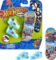 Hot Wheels Skate-Coffret Fingerboard et Chaussures - 1 par commande, la couleur peut varier (Chacun vendu séparément, sélectionné au hasard)