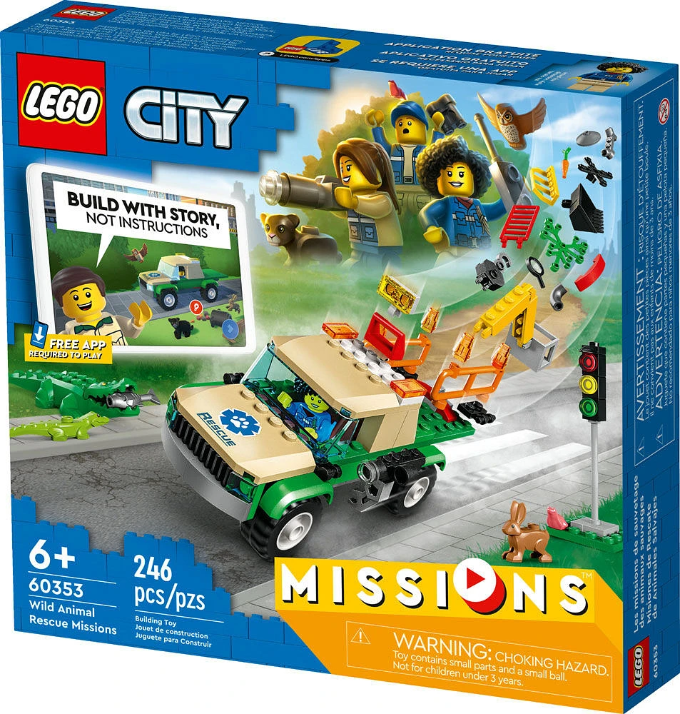 LEGO City Wild Animal Rescue Missions 60353 Building Kit (246 Pieces)