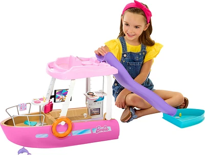 Barbie Bateau de Rêve-Coffret bateau, piscine, toboggan, accessoires