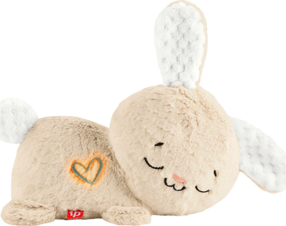 Fisher-Price Soothe & Settle Bunny Plush Baby Toy & Customizable Sound Machine with Motion