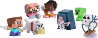 Minecraft Mini Mode Overworld Battle Pack with 7 Mini Action Figures Inspired by the Movie