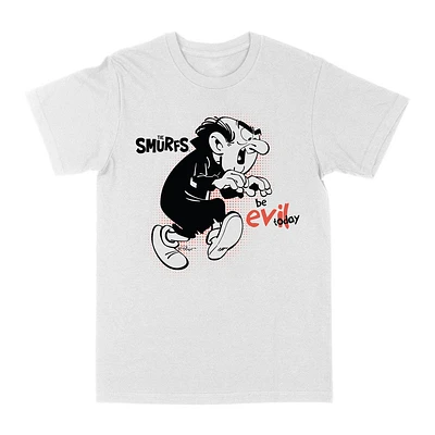 Smurfs Be Evil Today- White T-Shirt