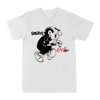 Smurfs Be Evil Today- White T-Shirt