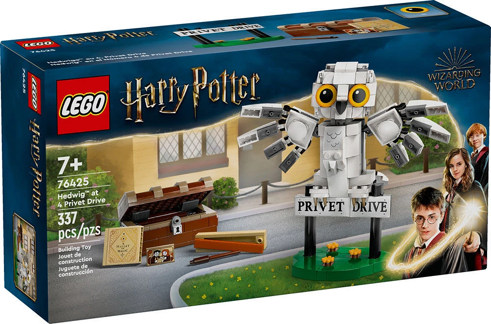 LEGO Harry Potter Hedwig at 4 Privet Drive Owl Figure Toy 76425