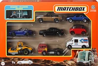 Matchbox - Coffret-cadeau de 9 véhicules - Les styles peuvent varier.