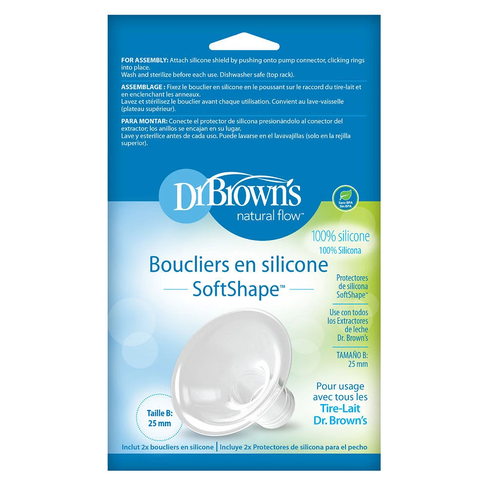 Dr. Brown's SoftShape Silicone Shield Size B 2 Pack