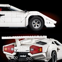 LEGO Icons Lamborghini Countach 5000 Quattrovalvole Model Car Kit - Collectible Building Set - 10337