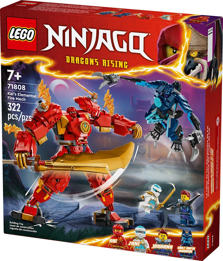 LEGO NINJAGO Kai's Elemental Fire Mech Action Figure 71808