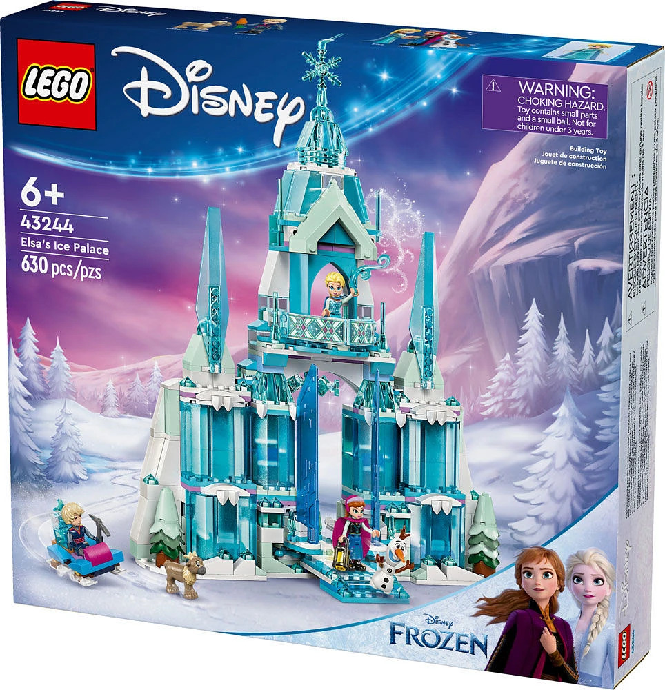 LEGO Disney Frozen Elsa's Ice Palace Buildable Princess Toy 43244