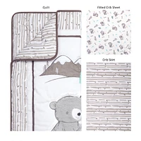 Gone Fishing 3 Piece Crib Bedding Set