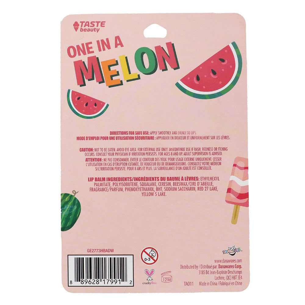 Baume à Lèvres avec Jeu Tactile Porte-Clés - Melon d'eau